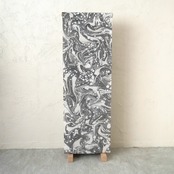 「墨色〜マーブルドット〜」セオアルファ楊柳　〜浴衣・夏着物・単衣