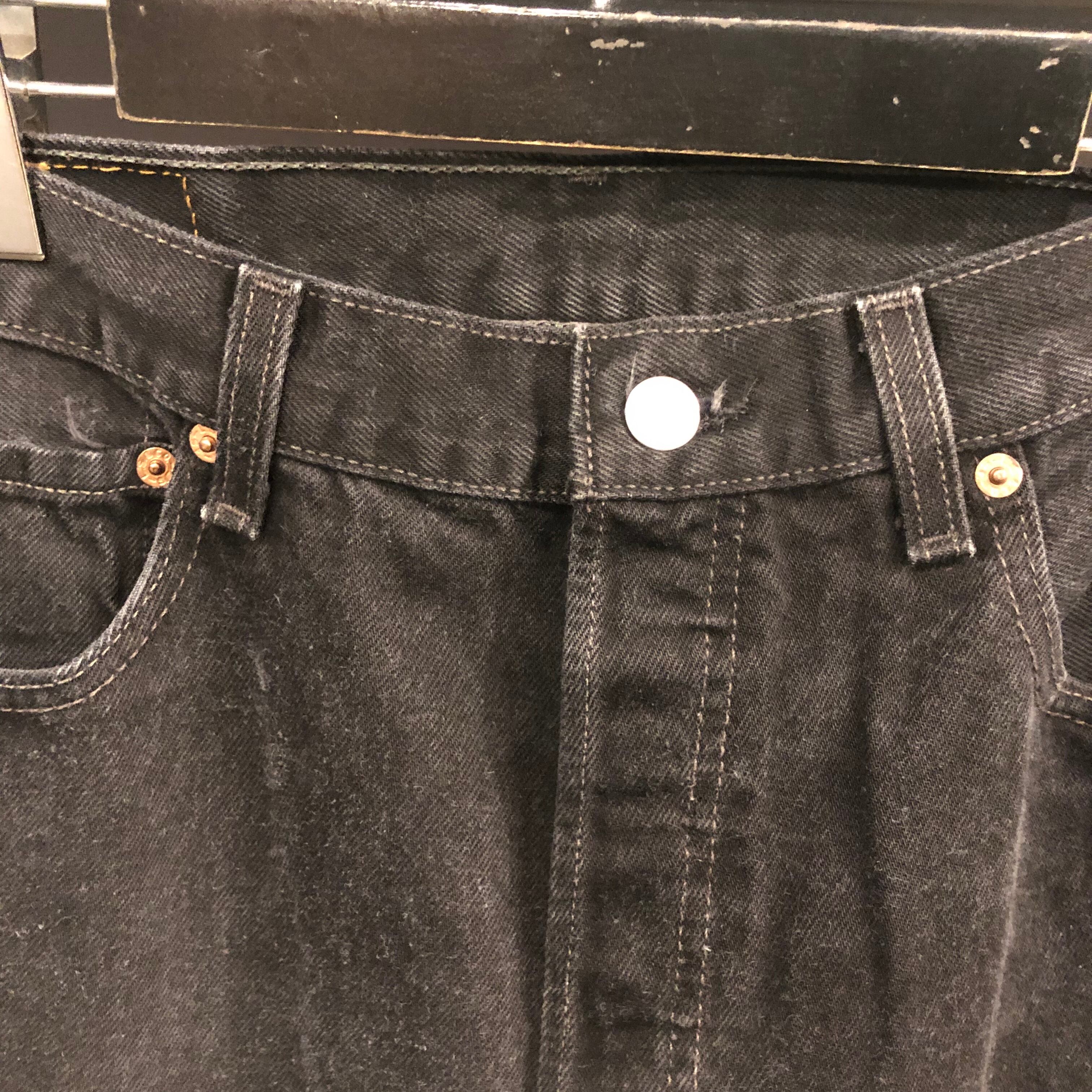 パンツ OLD(USA LEVIS 501 denim pt black 90~00s【Levis】501 Black Denim Pants USA製 | the Holic