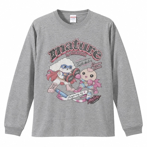ロングTシャツ GRAY