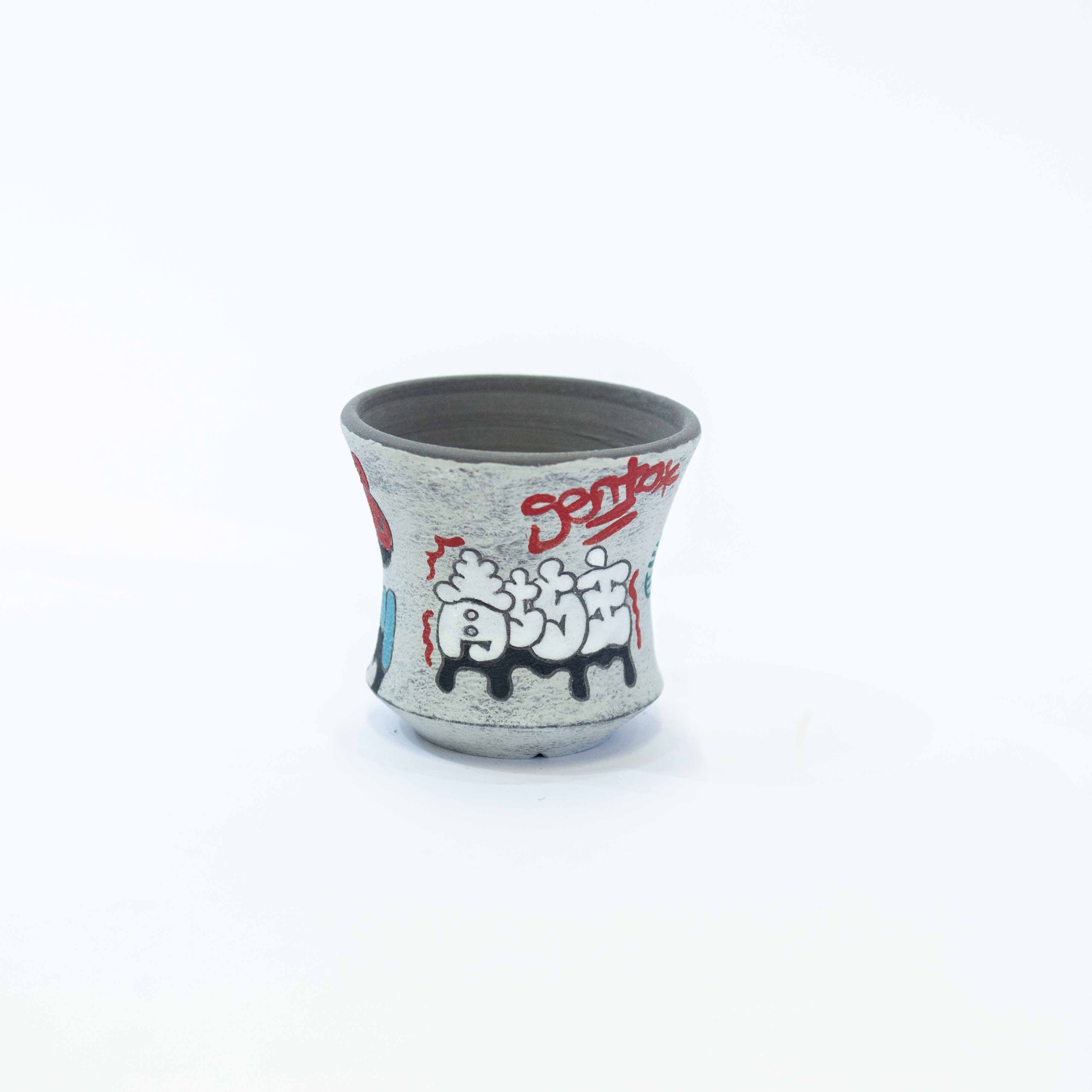 【新着】ハイパーポットクリエイター "阿萬" × aobouzu グラフィティ鉢 3【旭川鉢】FROCLUB 菊の湯