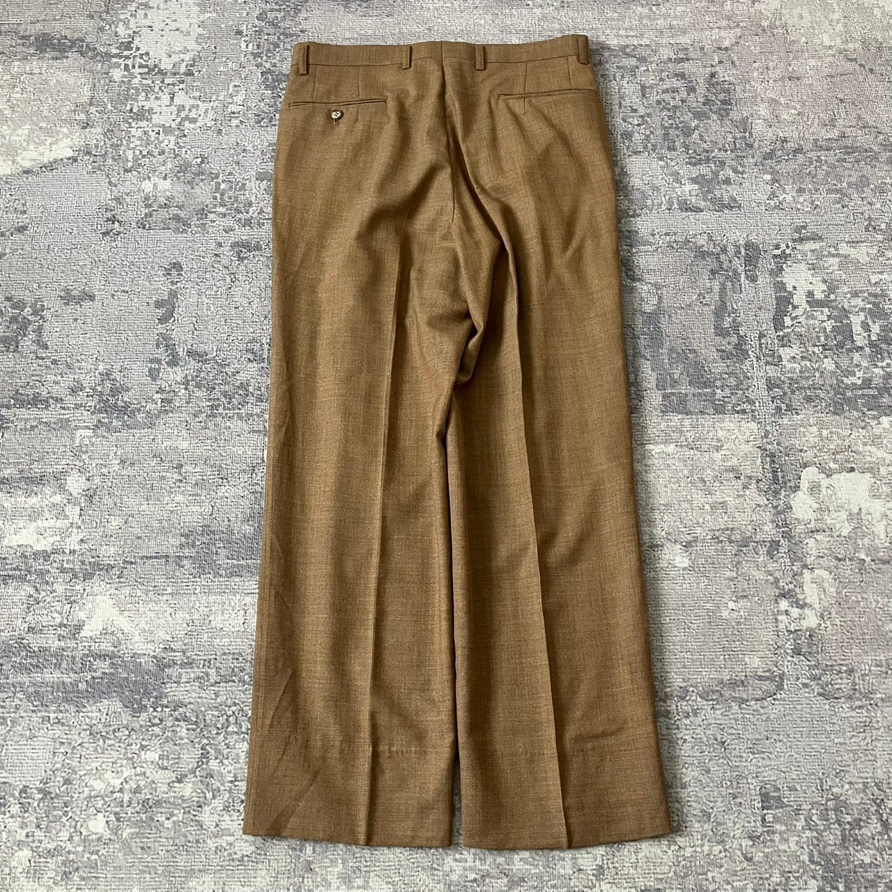 人気ブラウン】セットアップ スーツ ダブル スラックス 茶色