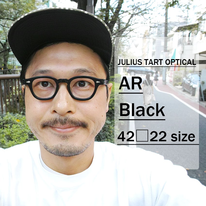 JULIUS TART OPTICAL / AR / ブリッジ:22ｍｍ/ BLACK ブラック | 中 ...