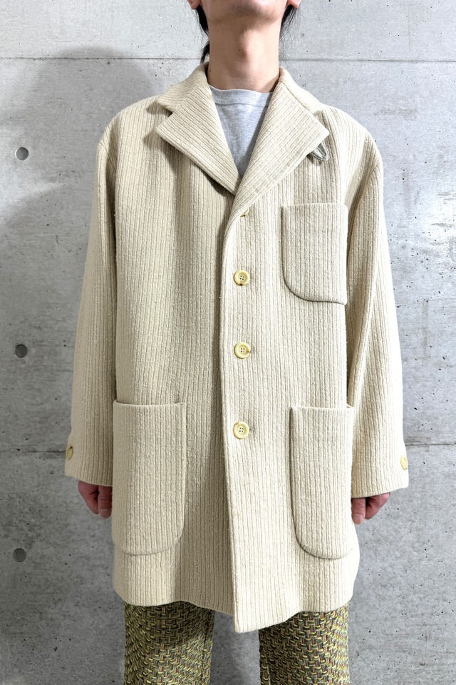 "BYBLOS" over silhouette knit jacket