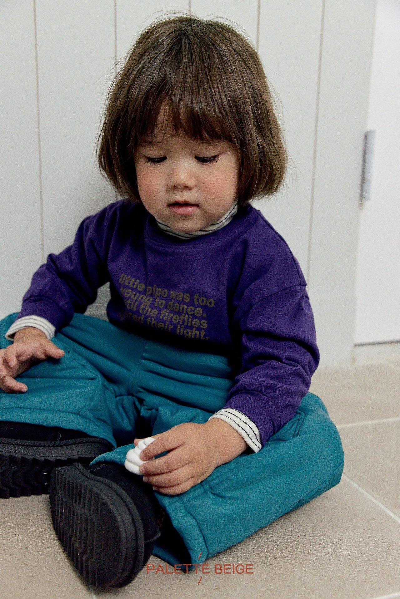 the beige［取寄］lettering pitch tee 26winter