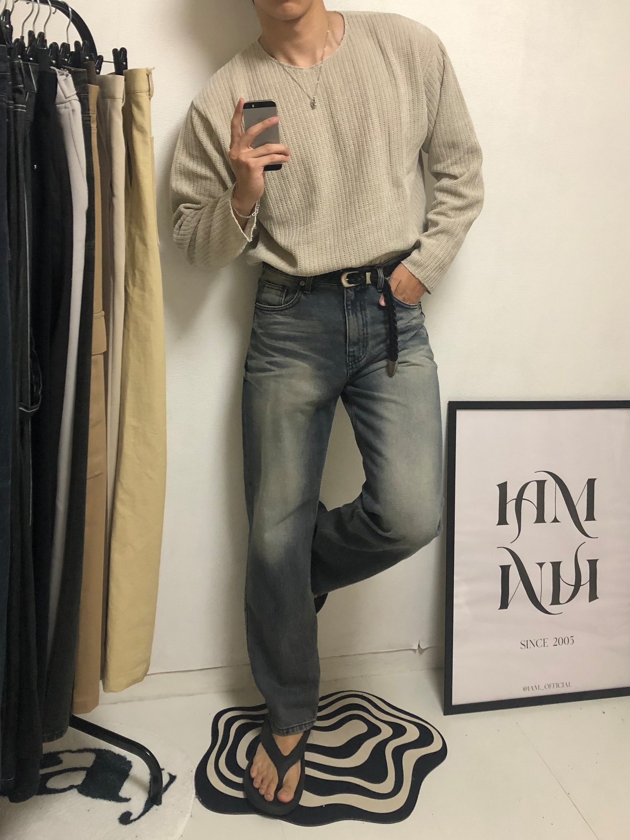 Ribbed Velour Deck Cropped Knit (4color) - 5