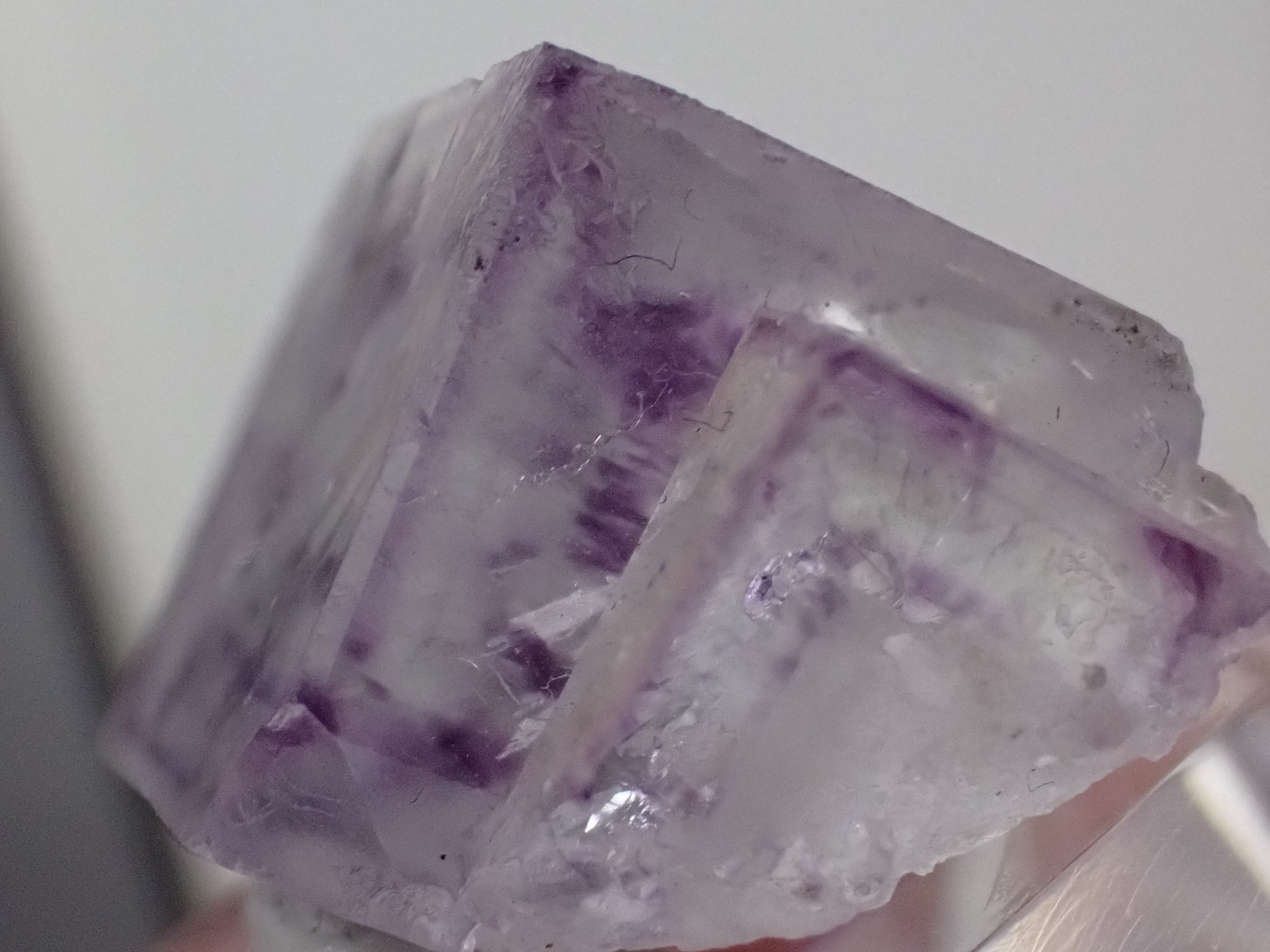 バーコード模様】 フローライト 原石 蛍石 標本 鉱物 結晶 | 石処