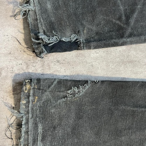 00s USA製 ブラック ダブルニー Carhartt B01 29×30 詳細写真19