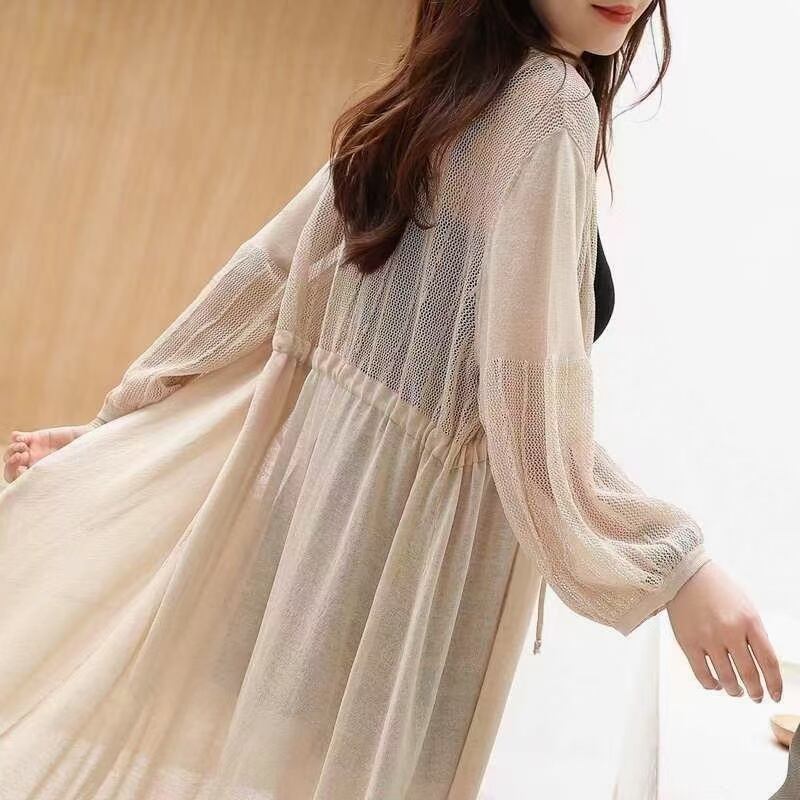 ウエストコード入り ガウンカーデ　AJ12541-818