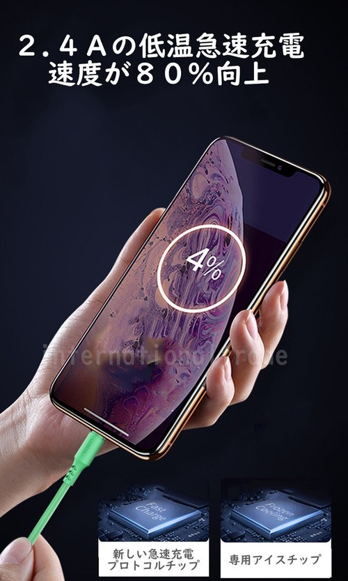 スマホ 充電ケーブル 充電ケーブル 1m 急速充電 2.4A 高速充電 USBケーブル スマホ充電ケーブル iPhone Android Type-C Lightning MicroUSB 急速データ転送 高耐久 断線防止 ナイロン編み 頑丈 充電器ケーブル モバイルバッテリー h1052