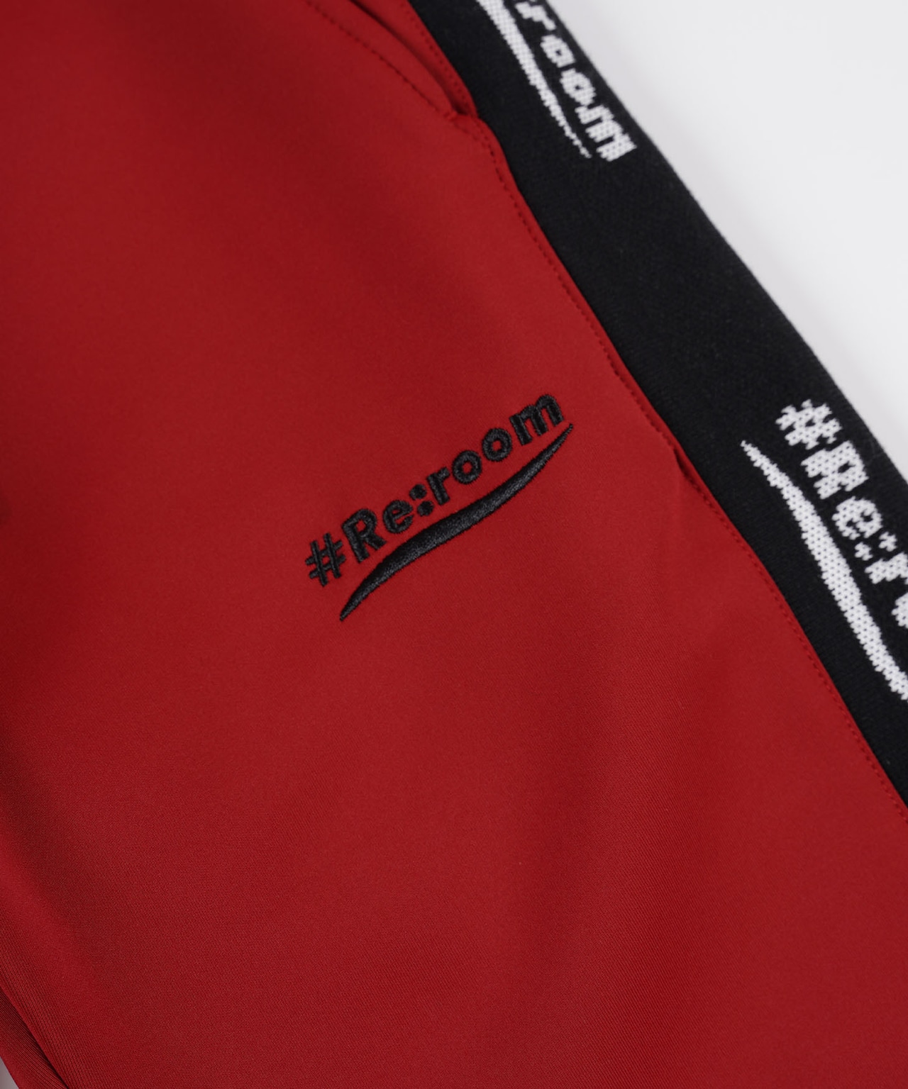 【#Re:room】LOGO SIDE LINE SKNNY TRACK PANTS［REP233］