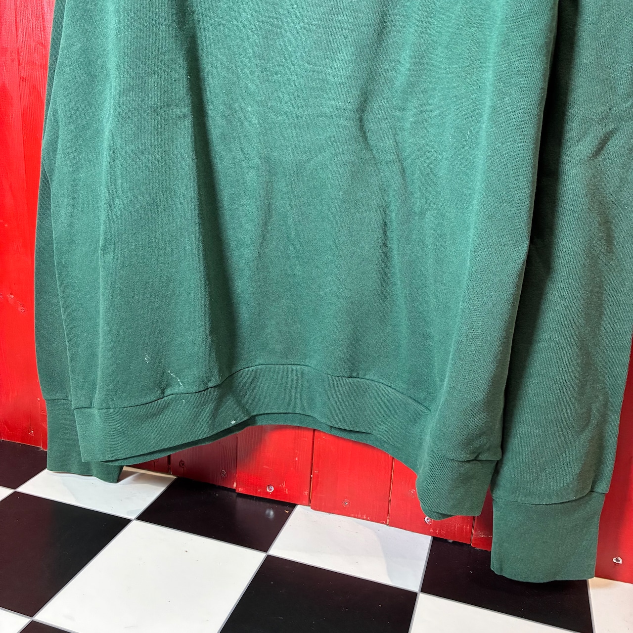 90s USA製 Disney Winnie the Pooh & Tigger 刺繍スウェット グリーン