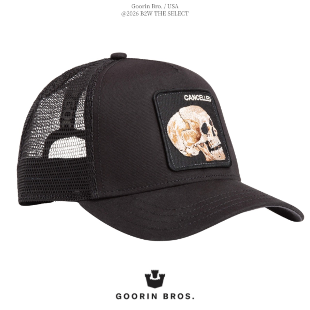 Goorin Bros. The Cancelled Skull Cap VOID - 2