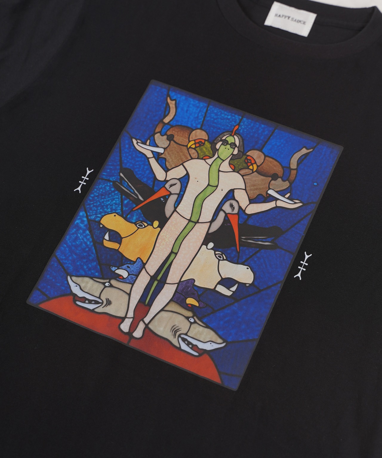 STAINED GLASS PRINT LONG SLEEVE［HSC015］