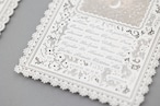しろこまタオ "w-p-03-04 ‘23 09 18" SHIROKOMA Tao/woodcut papercutting embossing(オリジナルフレーム入り) thumbnail 2