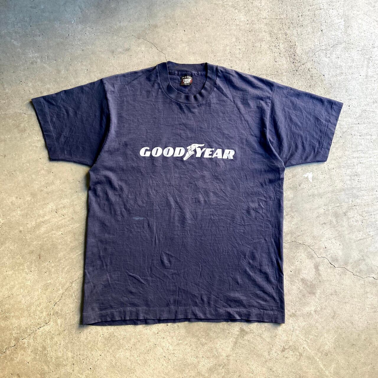 90年代 GOODYEAR グッドイヤー 企業系 アドバタイジング ロゴプリントT 