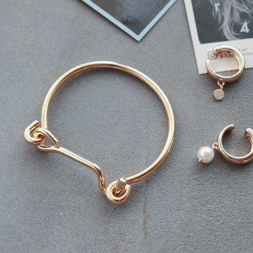 BRACELET || 【通常商品】 METAL HOOK BRACELET || 1 BRACELET || GOLD || FAL037