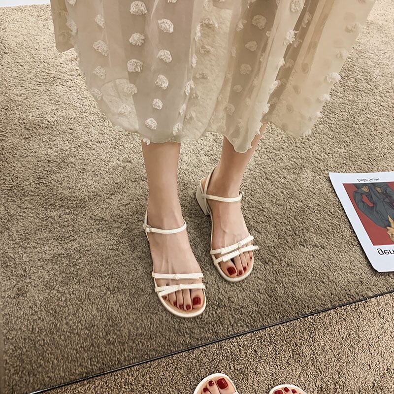 サンダルサマーレッドヒール ハイヒール 靴 シューズ 夏物 フェイクシューズ51084302695