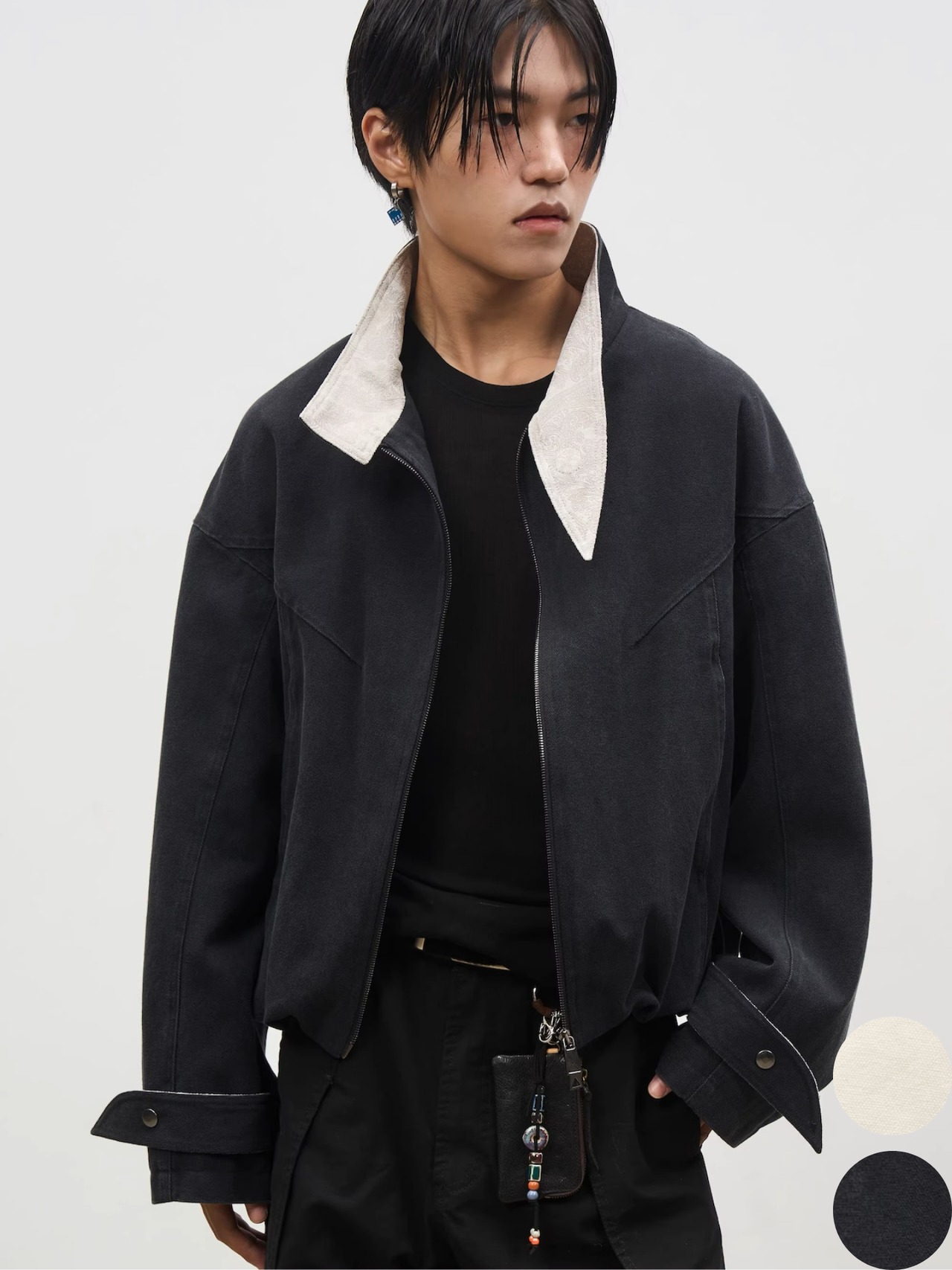 SOUTHFISH Canvas Sword Collar Jacket