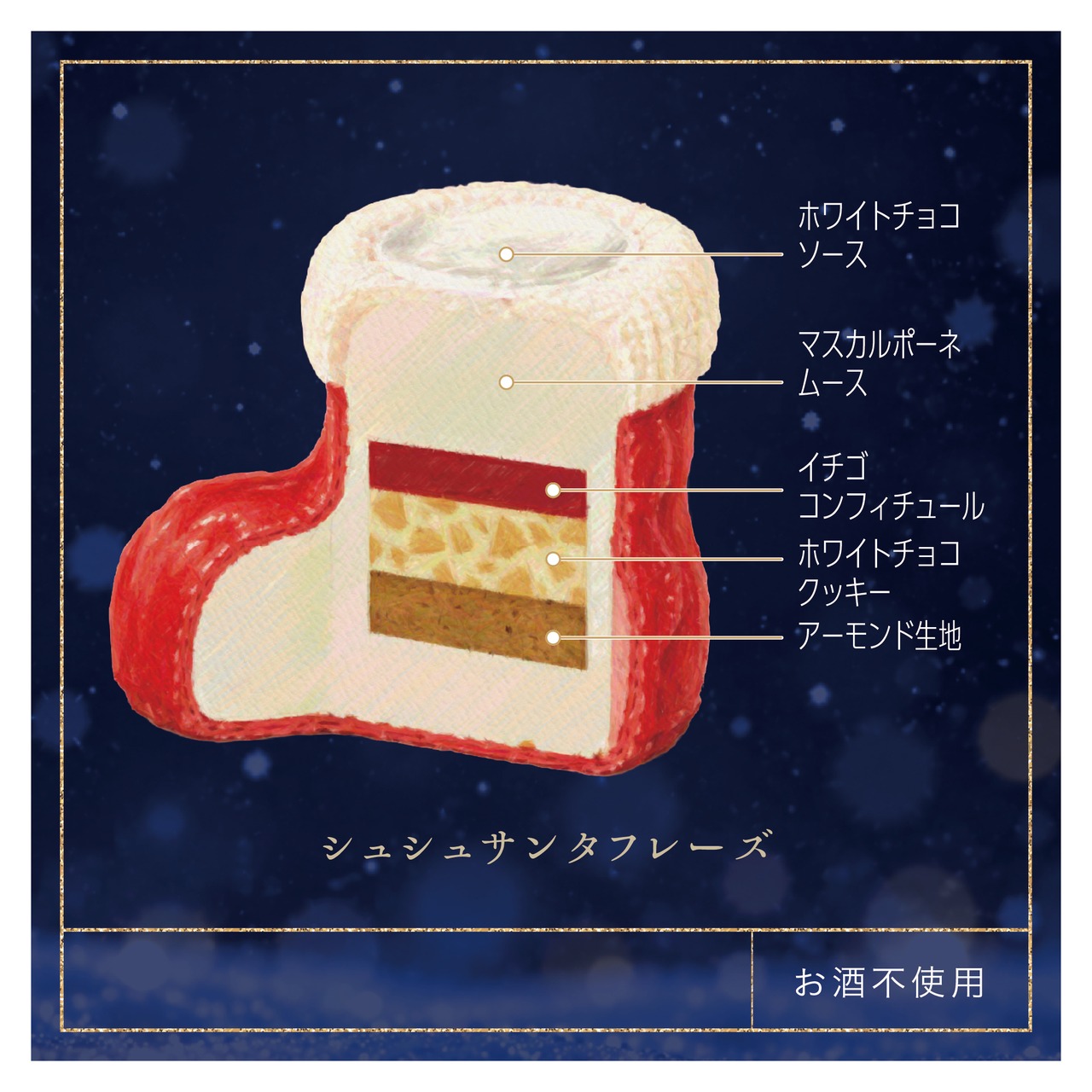 ［12月23日.水.専用］クリスマスケーキアソート｜4つの美味しさをひと箱に