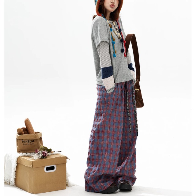 washer check pants　ワッシャーチェックパンツ　J2126