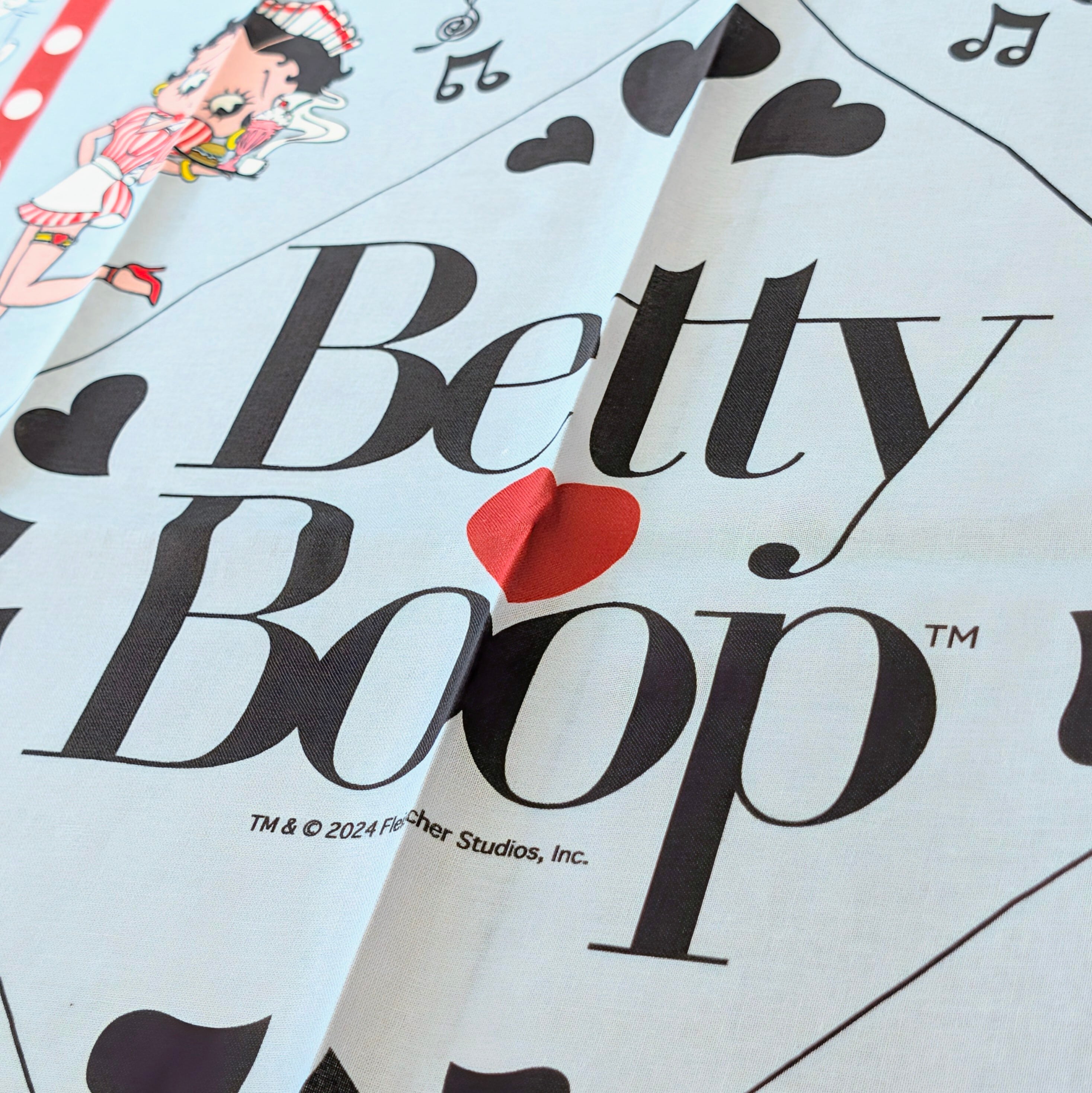【 Betty Boop（ ベティブープ ）】バンダナ / ランチクロス / ベティちゃん 〚アメリカン雑貨 アメトイ〛