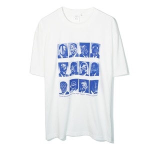 Kosuke Kawamura "78 ー seventy-eight" Blue print T-shirt