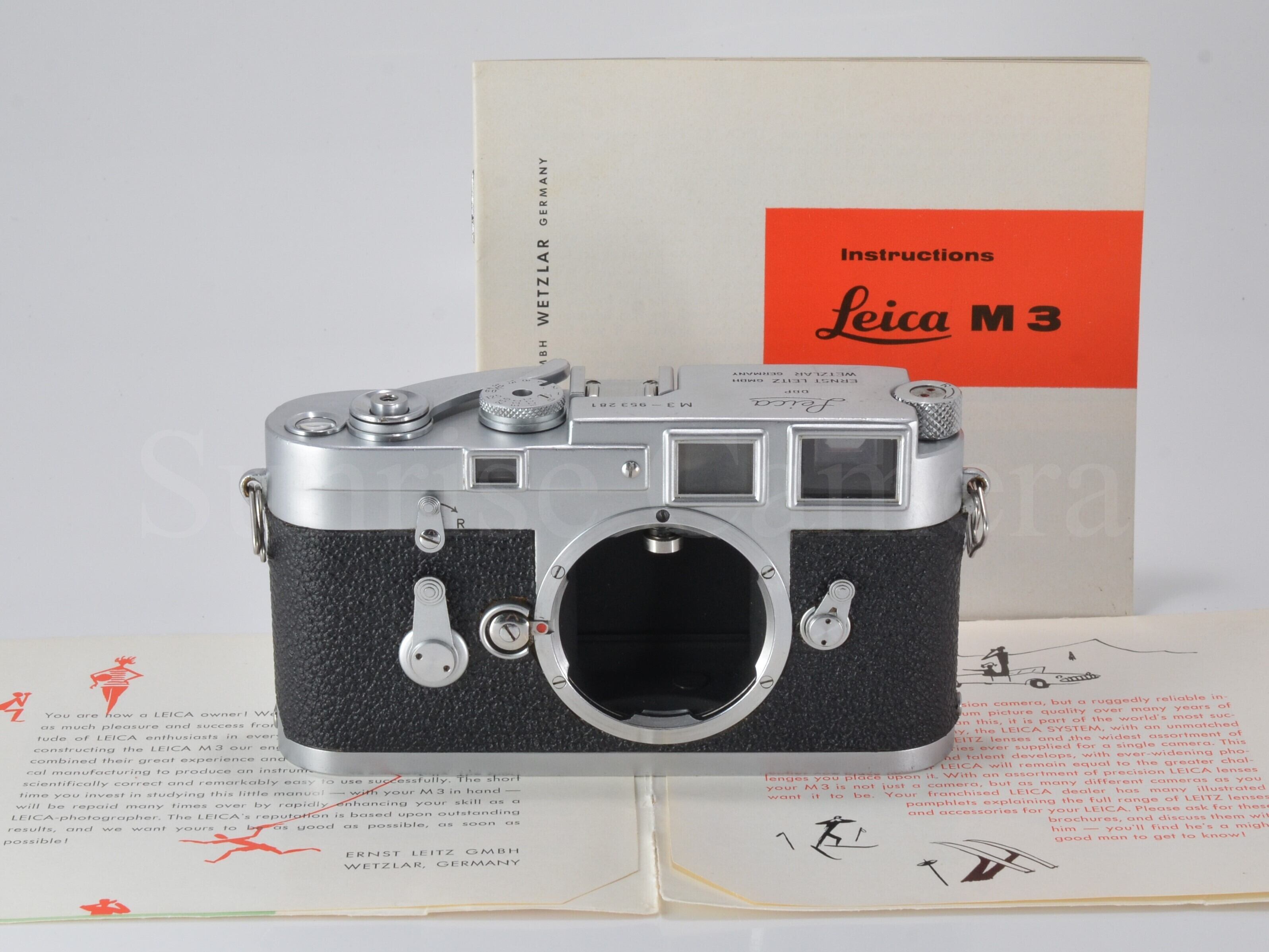 Leica M3 シングルストローク ボディ 整備済 説明書付 レンジ 