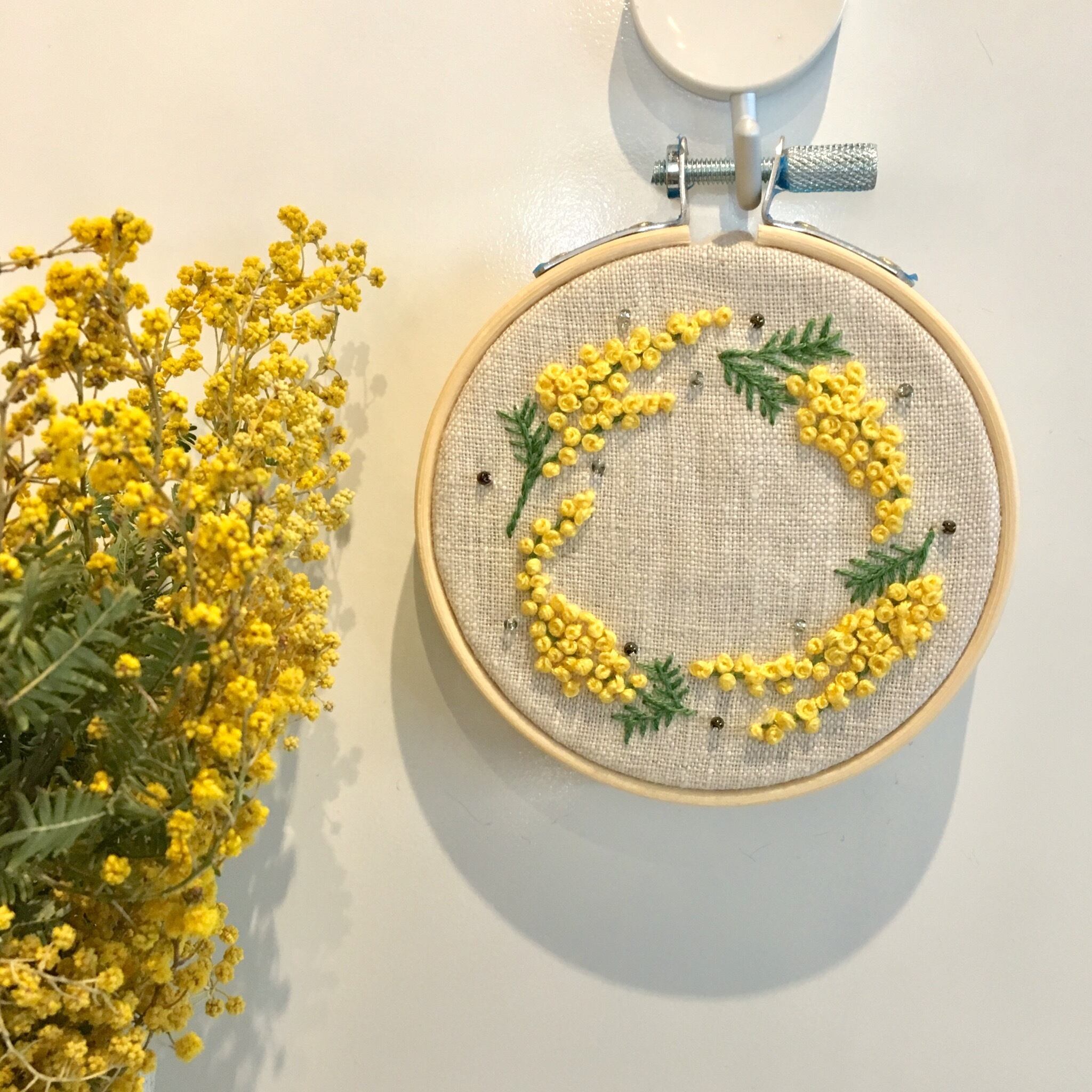 ミモザ リース B 9cm Ankenta