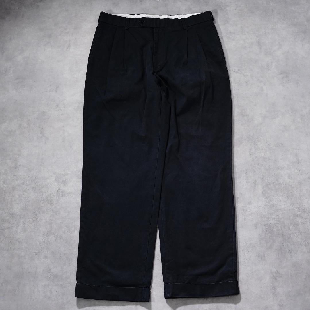ブルックスブラザーズ W33 チノパン ボトム 古着 黒 17274