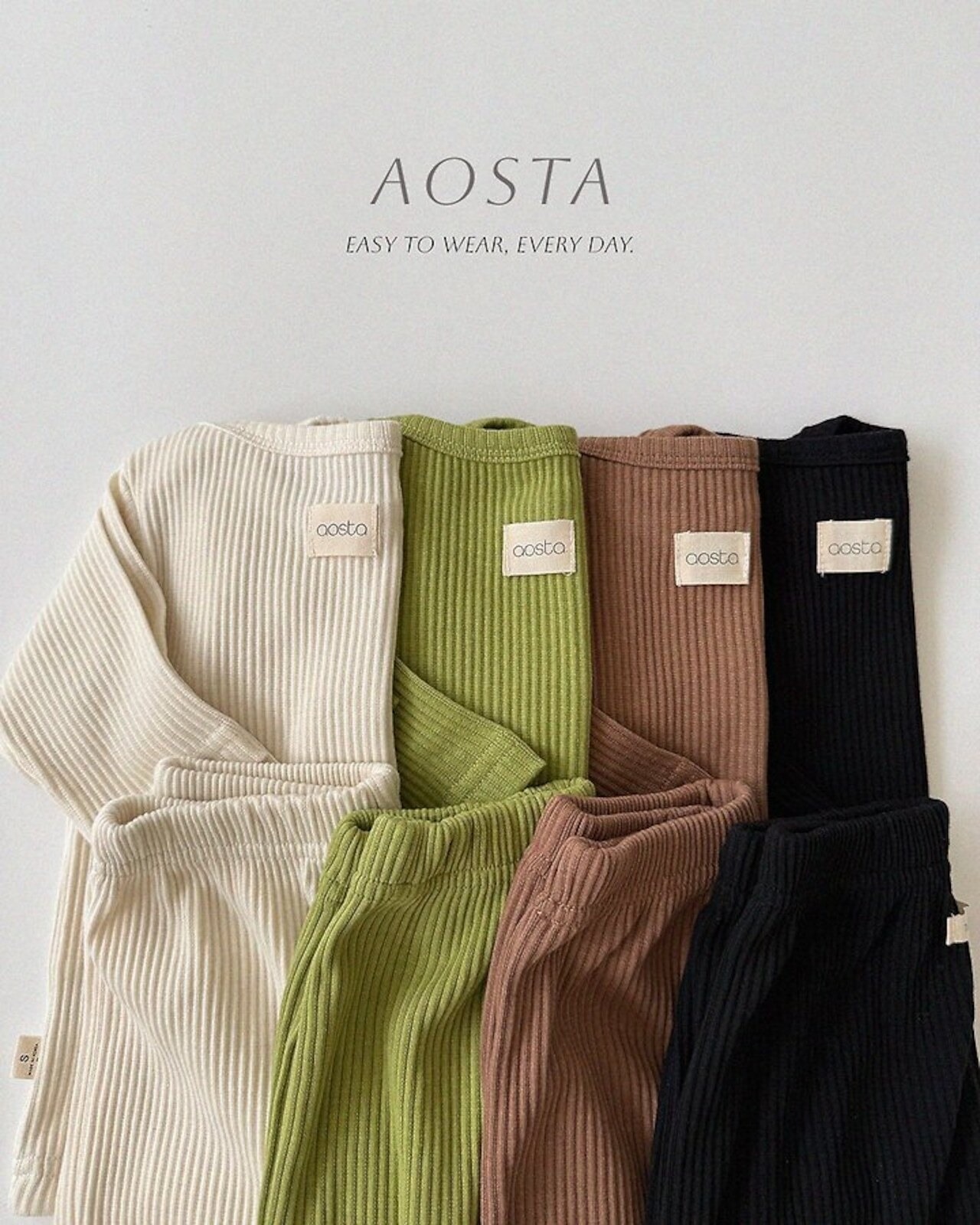 韓国子供服 / 26Autumn / Aosta / バターパンツ / 秋服 *S~XXL*