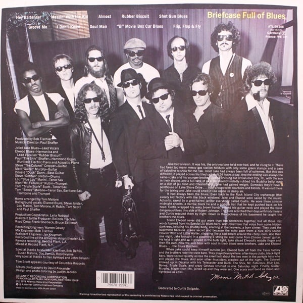 Blues Brothers / Briefcase Full Of Blues [ATL 50 556, K 50 556] - 画像2