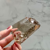 透明感!アイリス*スモーキークォーツ*フリーフォーム*煙水晶*天然石インテリア*置き物