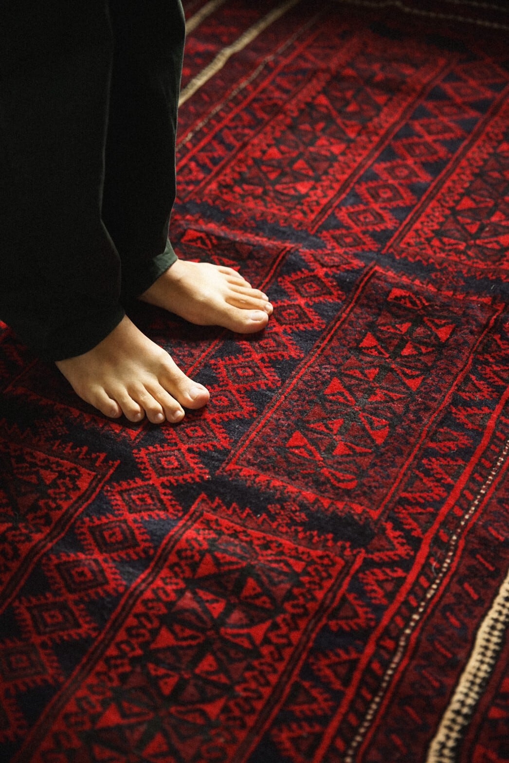 812 -Vintage Baluch Yaqub khani rug