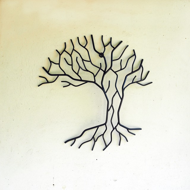 「立体型」アイアンのウォールアート・鉄の壁掛けアート