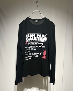 F/W2002 Jean Paul Gaultier HOMME - Invitation L/S Top