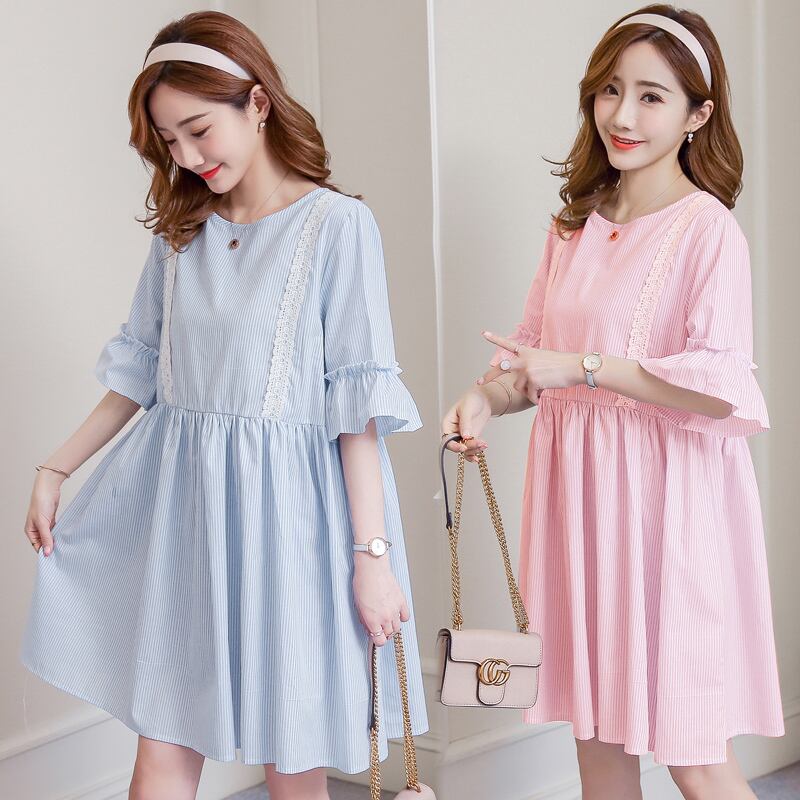 【新作】【送料無料】 910＃2019サマーマタニティナーシングドレススウィートルース母乳育児服妊婦妊娠 大人ガーリー キュート カジュアル 夏物 AL expec376796562074