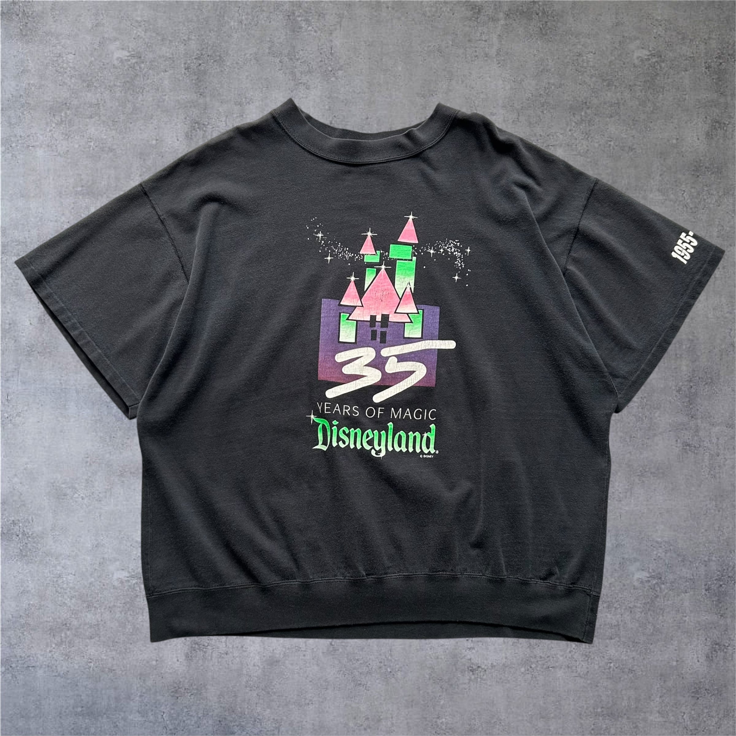 1990s California Disney Land "Years Of Magic 35" Light Ounce S/S Sweat【高円寺店】