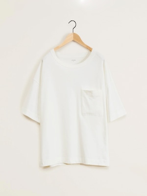 LEMAIRE　BOXY T-SHIRT　CHALK　TO1165 LJ1010