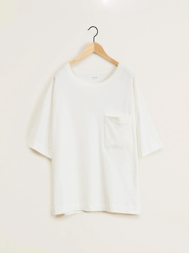 LEMAIRE　BOXY T-SHIRT　CHALK　TO1165 LJ1010