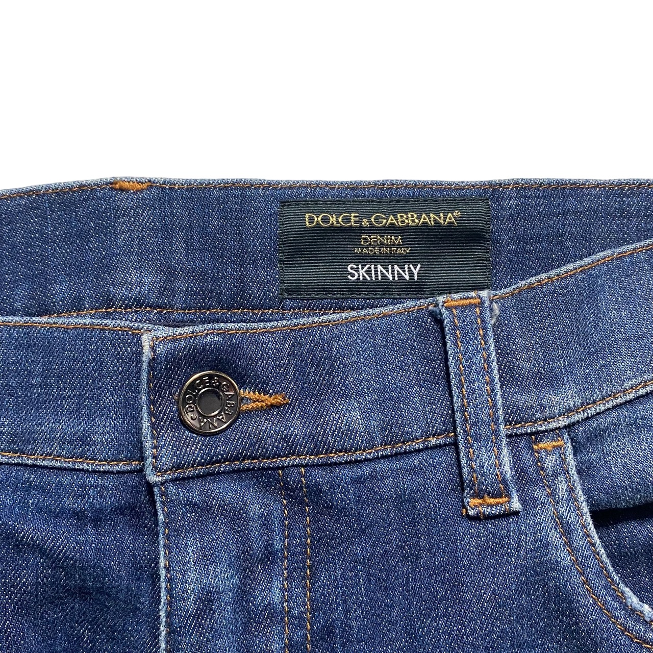 DOLCE&GABBANA indigo denim pants “Bring Me To the Moon”