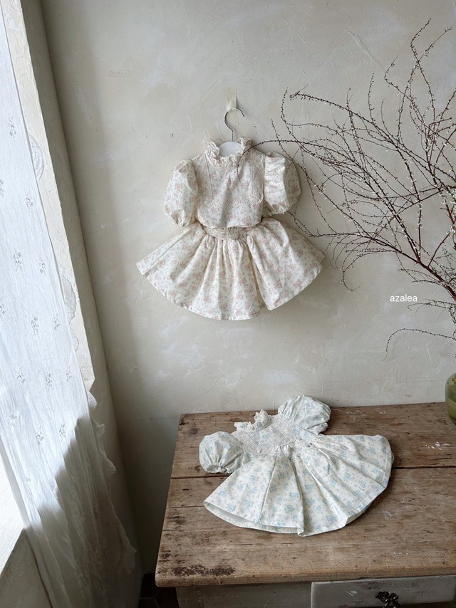 ※セット販売※【即納】 <azalea>  Blossom blouse+Blossom skirt