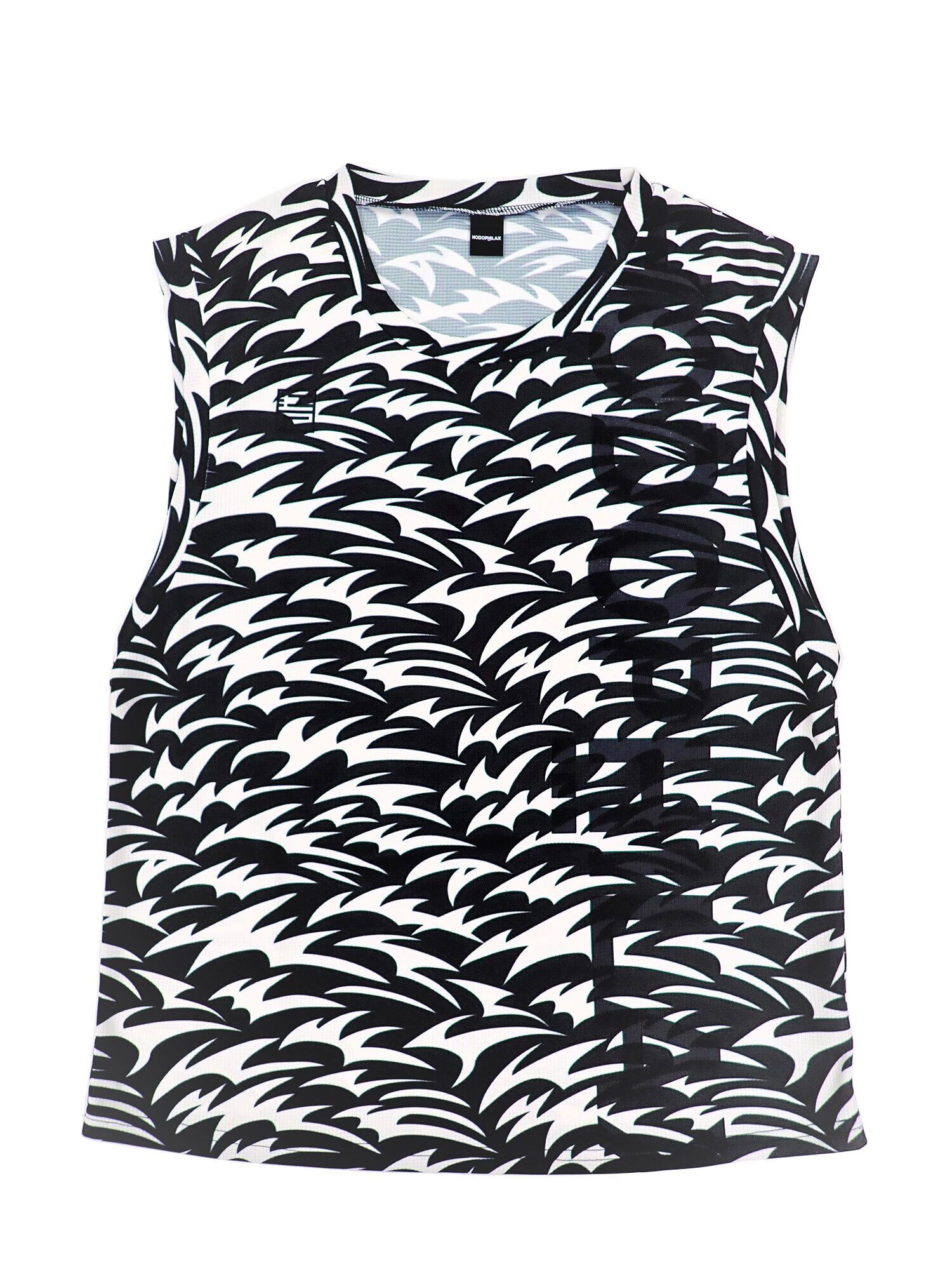 ノースリーブ ブラック x ホワイト HPX-21021