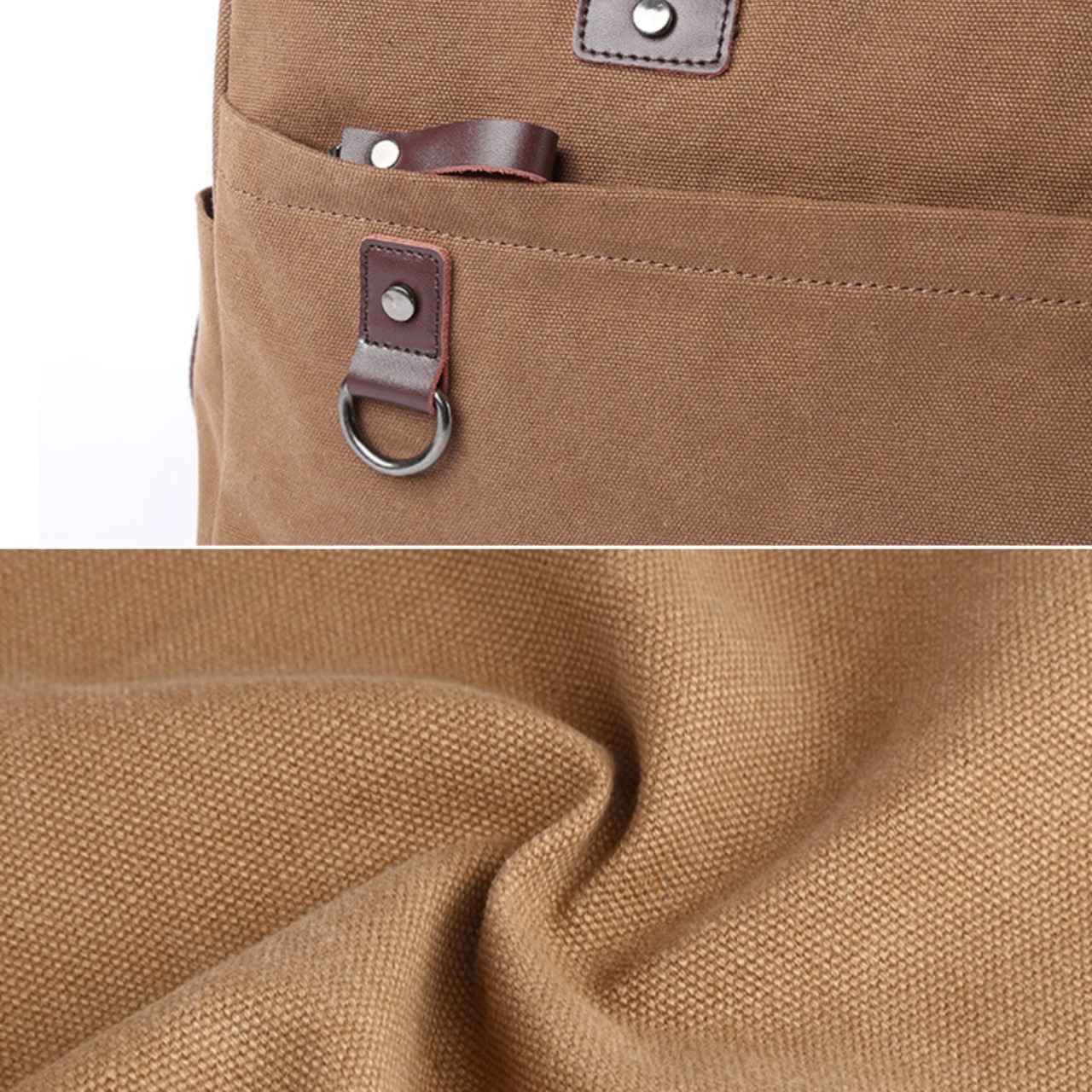 Canvas Square Compact Boston Bag / キャンバス スクエア コンパクト ボストン バッグ