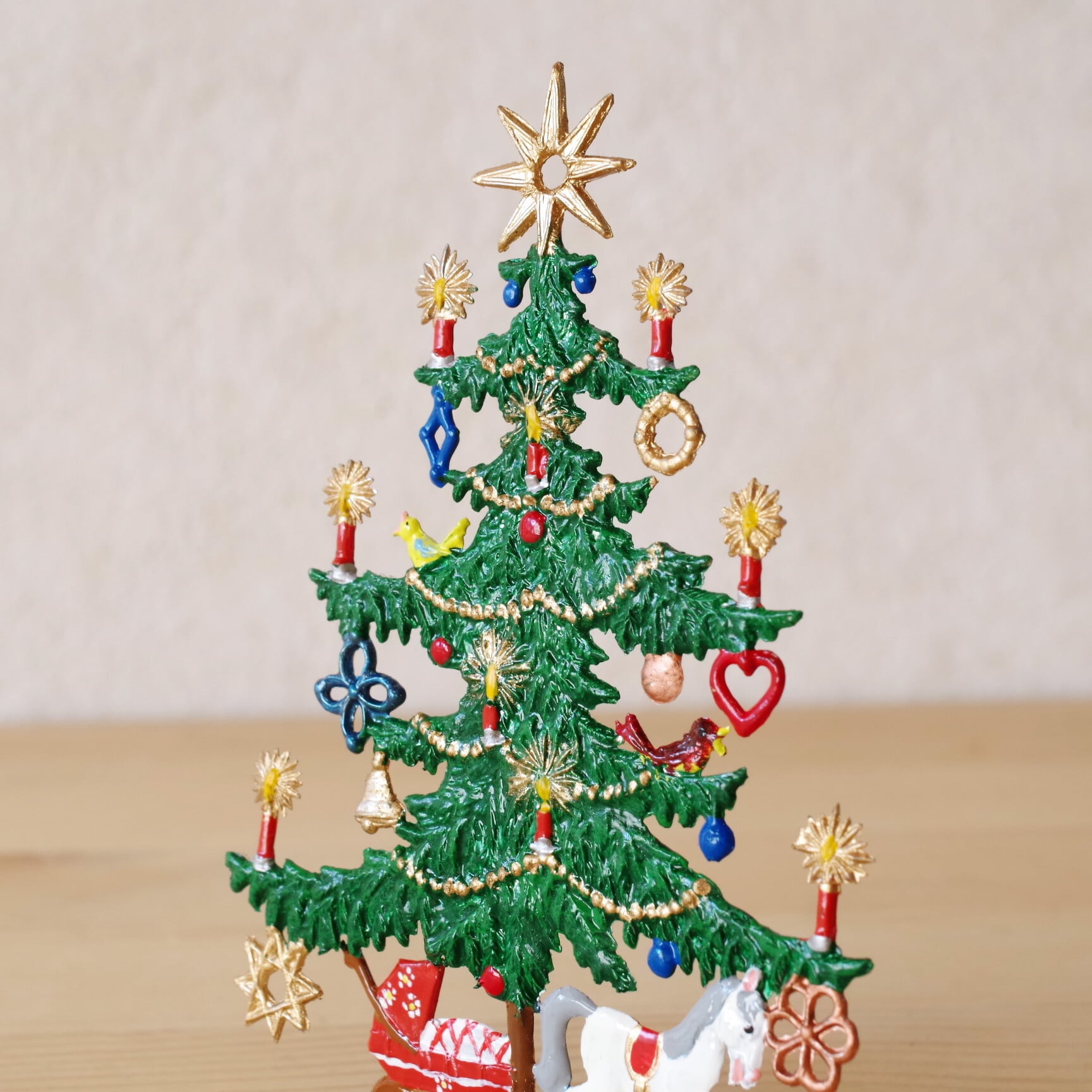 錫製　クリスマスツリー　ドイツ　ウィルヘルム・シュヴァイツァー　置物　ピューター Wilhelm Schweizerドイツ老舗 ピューター置物 クリスマスツリー