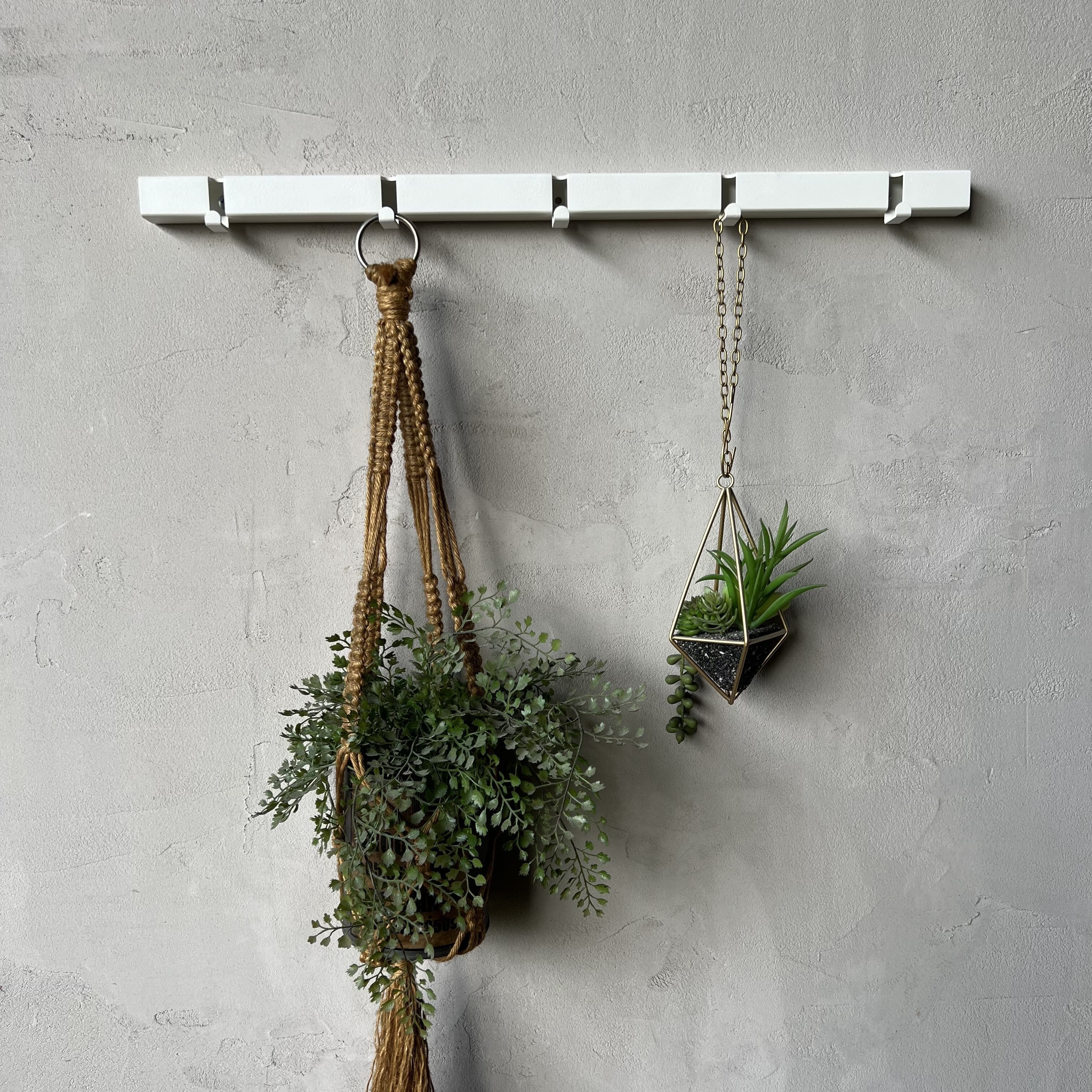 壁掛け5連フック 【Kakete】 | qualiafactory(クオリアファクトリー