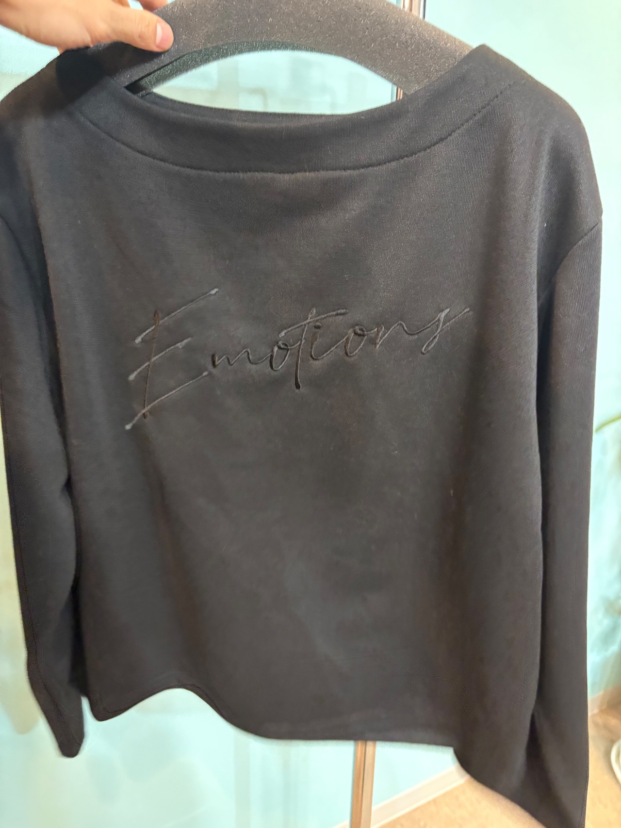 ボートネック刺繍カットソー　249752