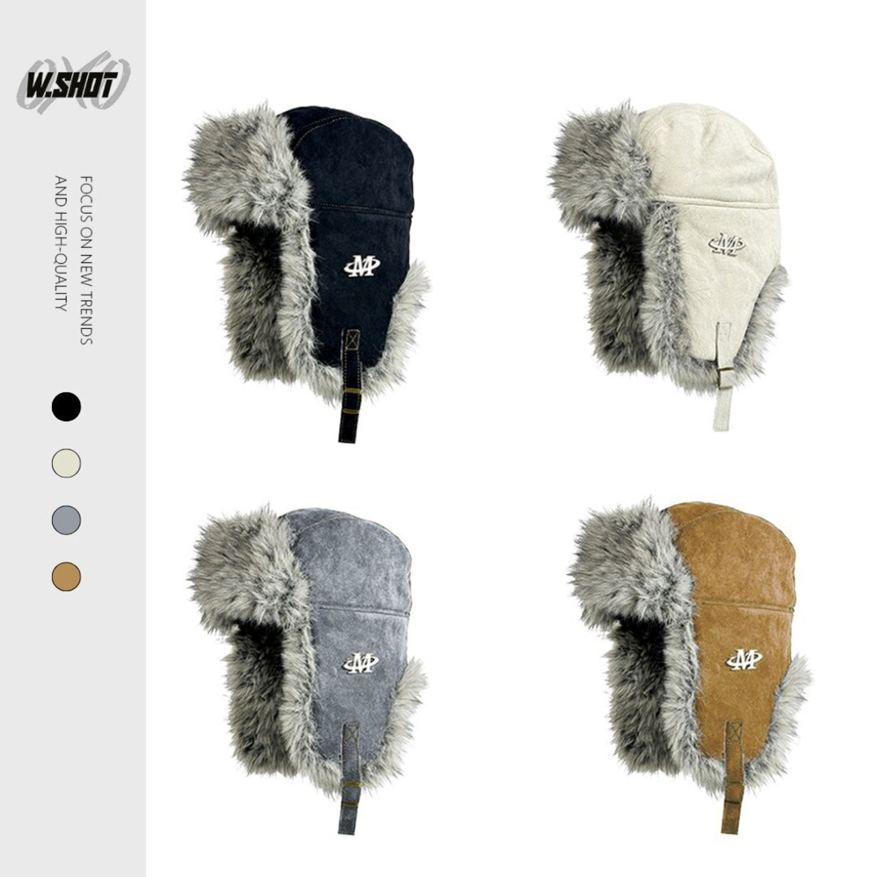 4色防風ファーイヤーキャップ G179