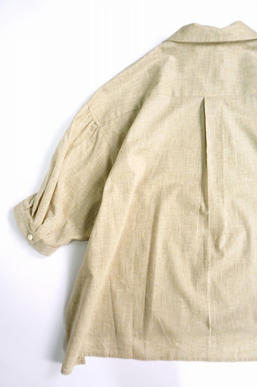 OG Co. Li. Chambray Open Collar Shirt