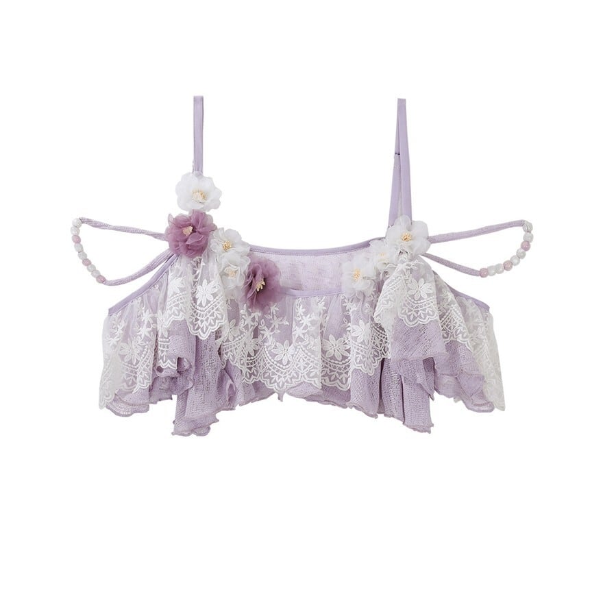 ロリータファッション ラベンダー花柄JSK ケープ付きセット | ロリィタ