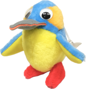Old Stuffed Toy: Kingfisher